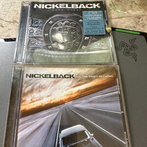 Nickelback Dark Horse & All the Right Reasons CD 2008 2005 Roadrunner Records